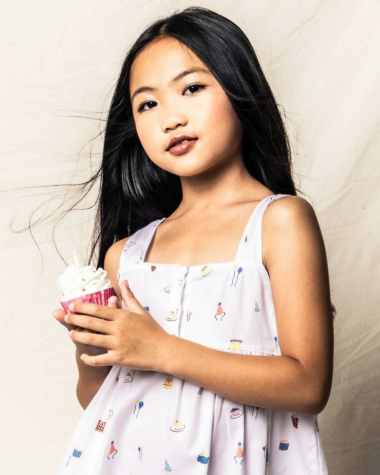 Kid's Twill Charlotte Nightgown