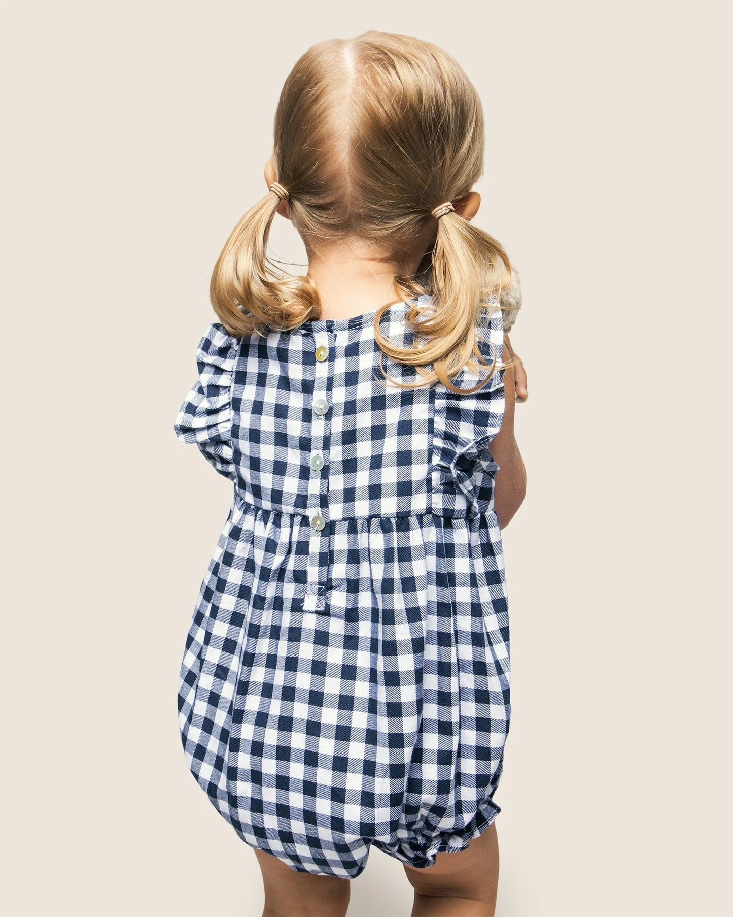 Baby's Twill Ruffled Romper