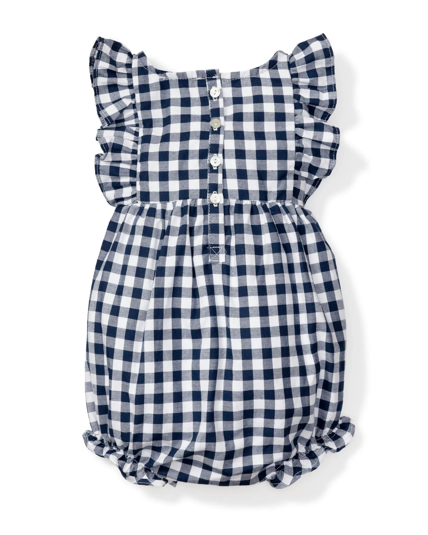 Baby's Twill Ruffled Romper