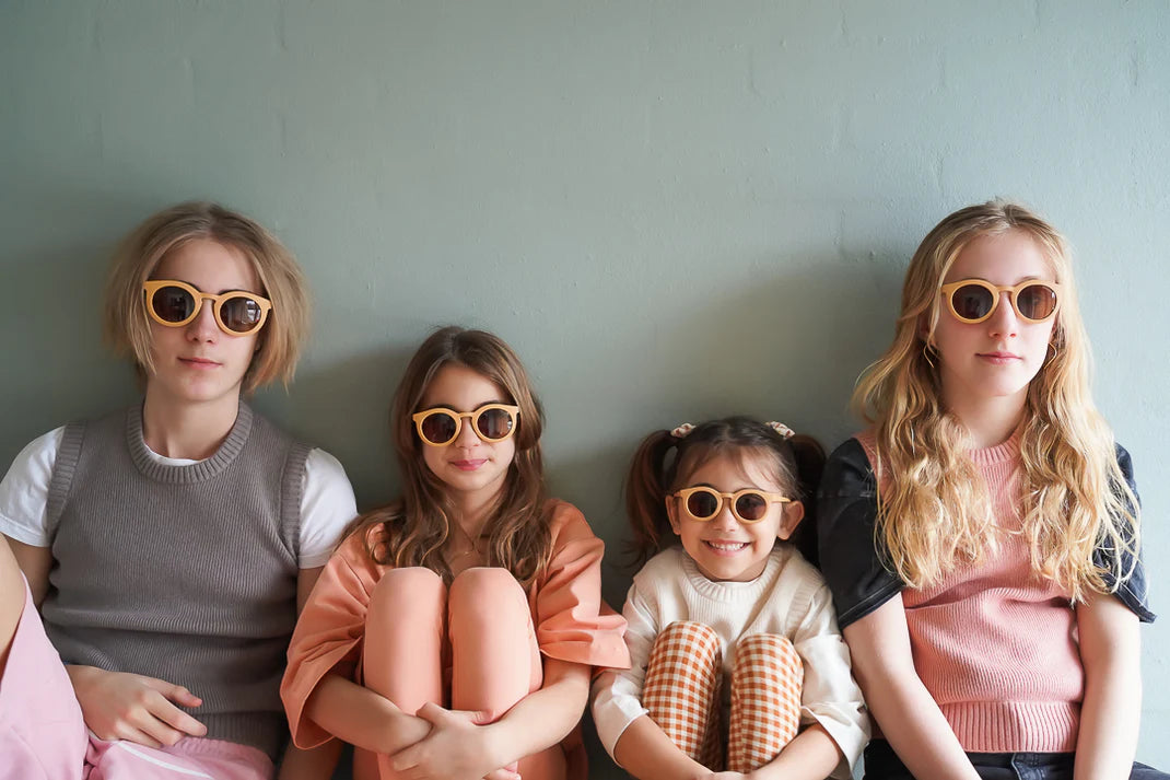 Classic Sustainable Sunglasses - Bio Based - Bendable - Polarized - Buckwheat (0-2Y)