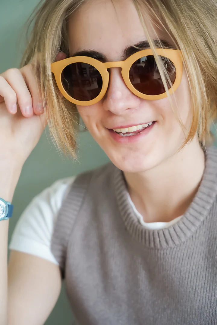Classic Sustainable Sunglasses - Bio Based - Bendable - Polarized - Buckwheat (0-2Y)