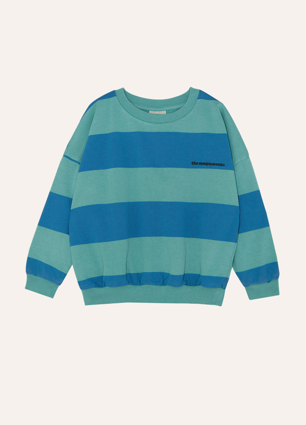 Blue Stripes Oversized Kids Sweatshirt