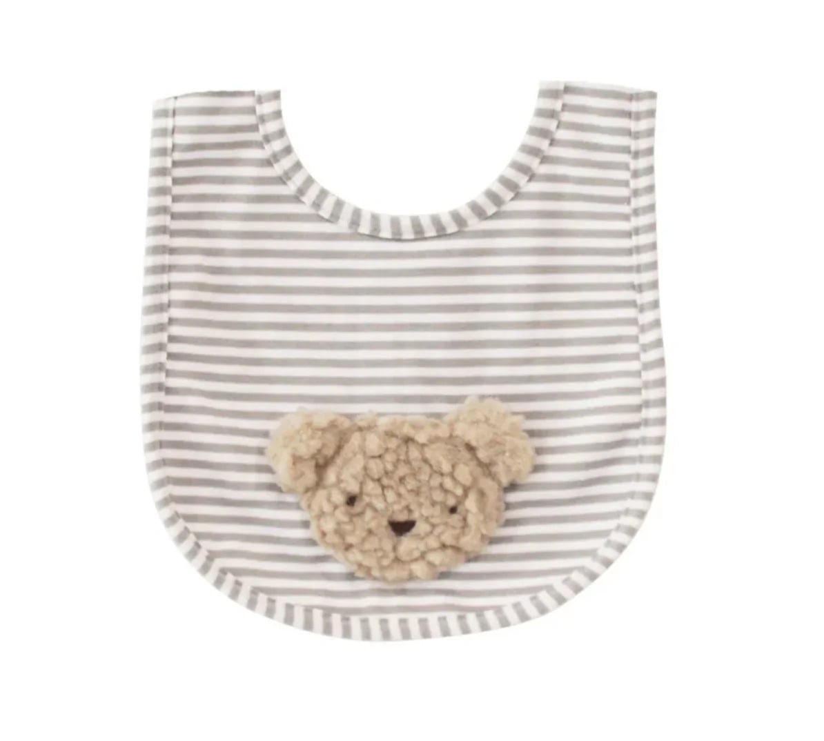 Sherpa Bear Bib - Oatmeal