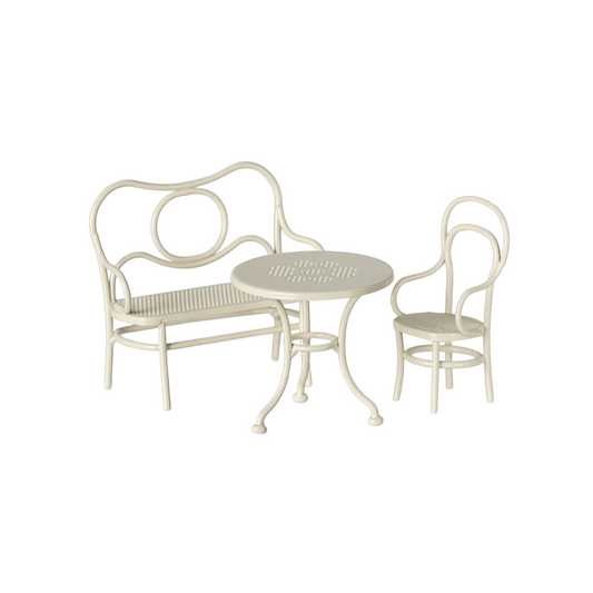Cafe Set, Mouse, Small -Off White