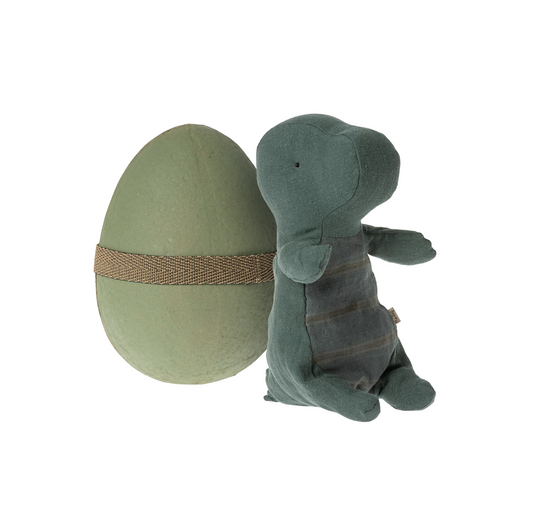Gantosaurus in egg, Small-Dark petrol