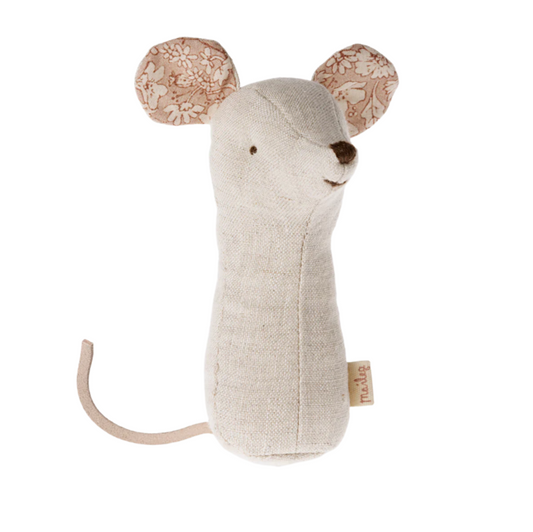 Lullaby friends, Mouse rattle - Natural