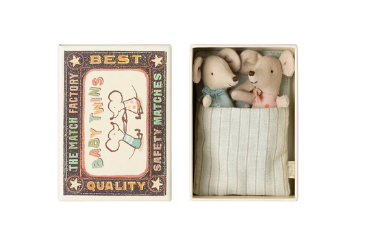 Twins, Baby mice in matchbox