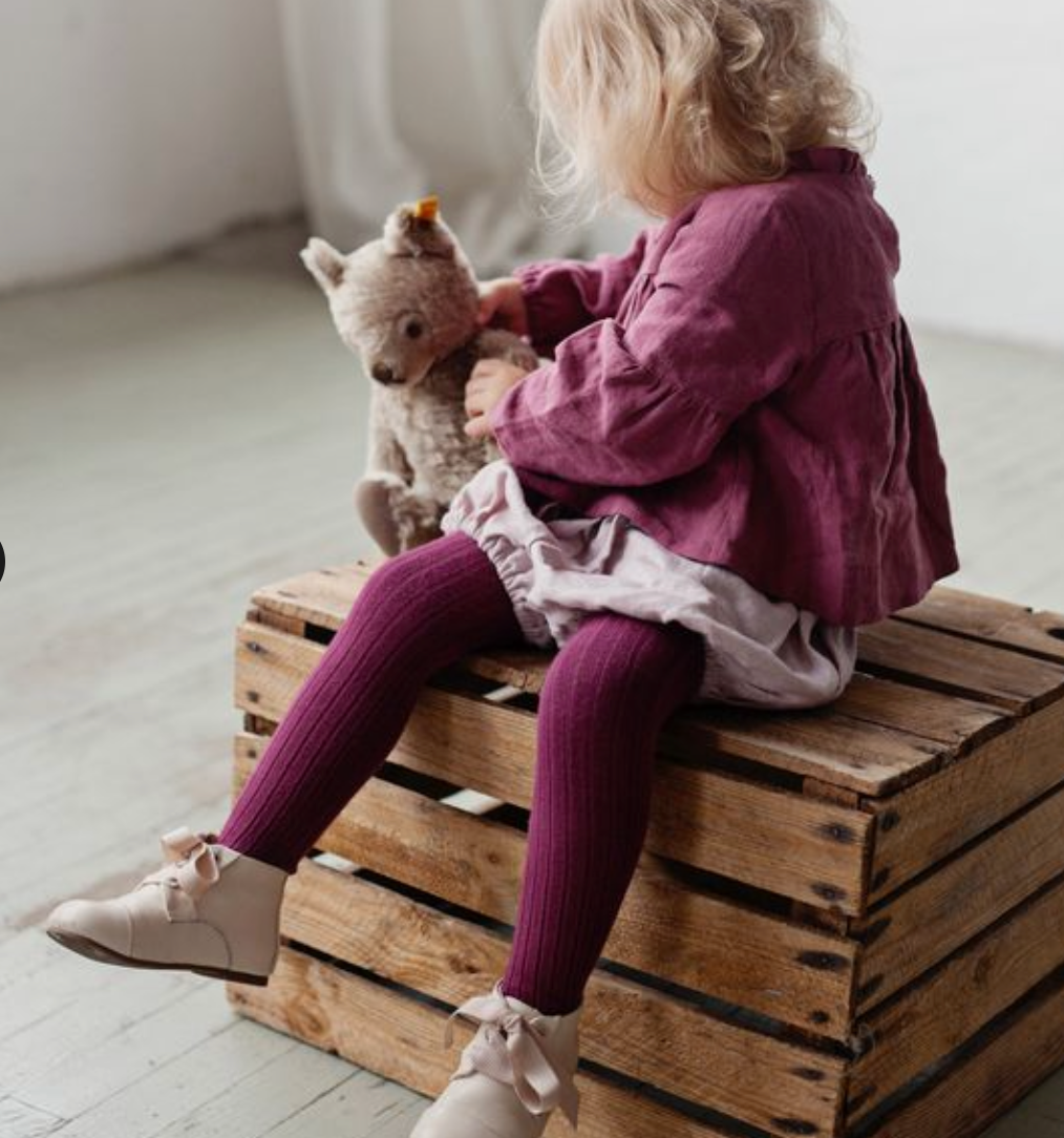 Louise - Ribbed Tights -  273 - 18M