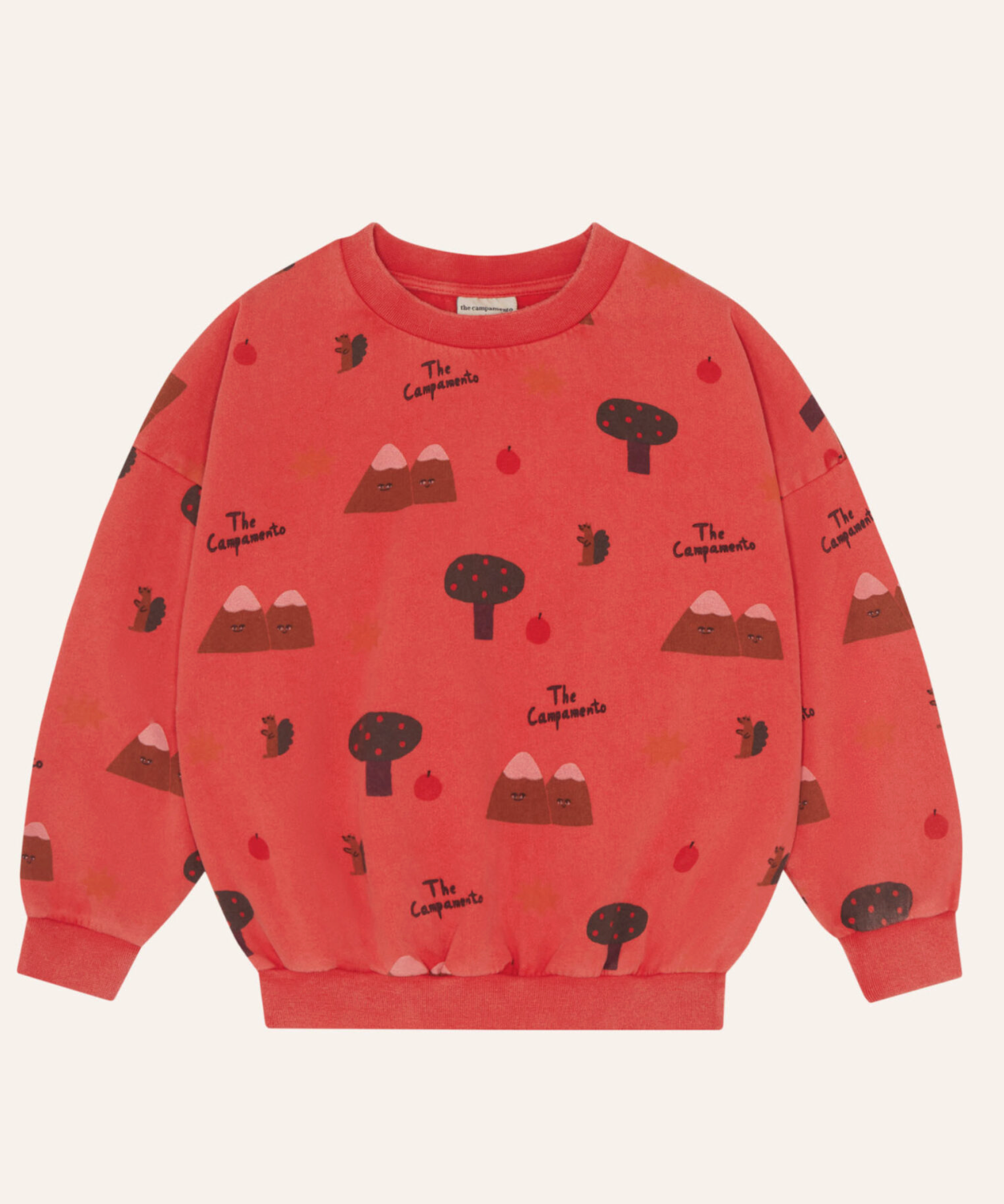Mountains Red Sweatshirt