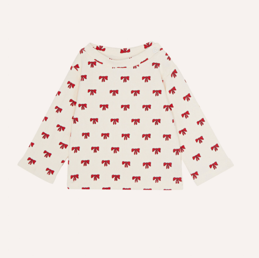 Red Bows Baby T-Shirt and Leggings Set