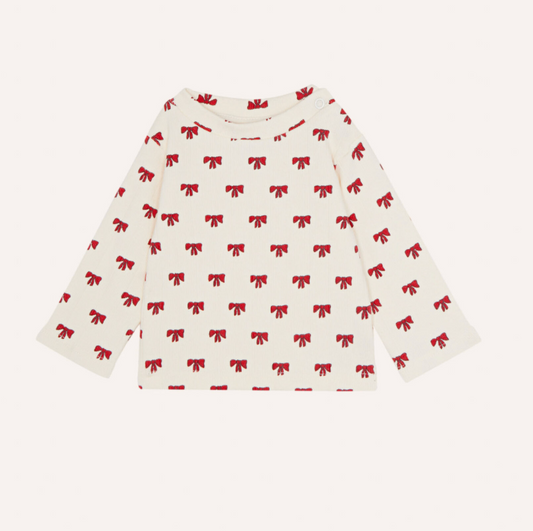 Red Bows Baby T-Shirt and Leggings Set
