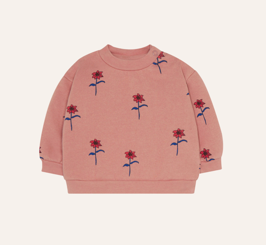 Flowers Pink Baby Sweatshirt