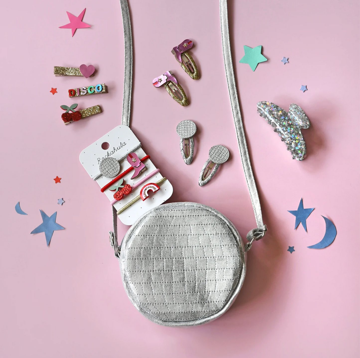 Disco Star Claw Clip