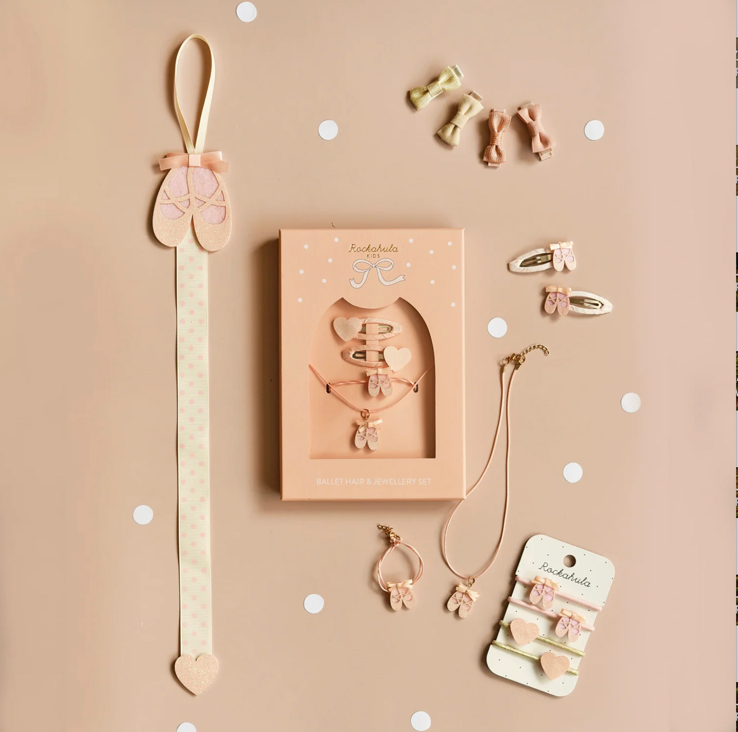 Linen Mini Bow Clips