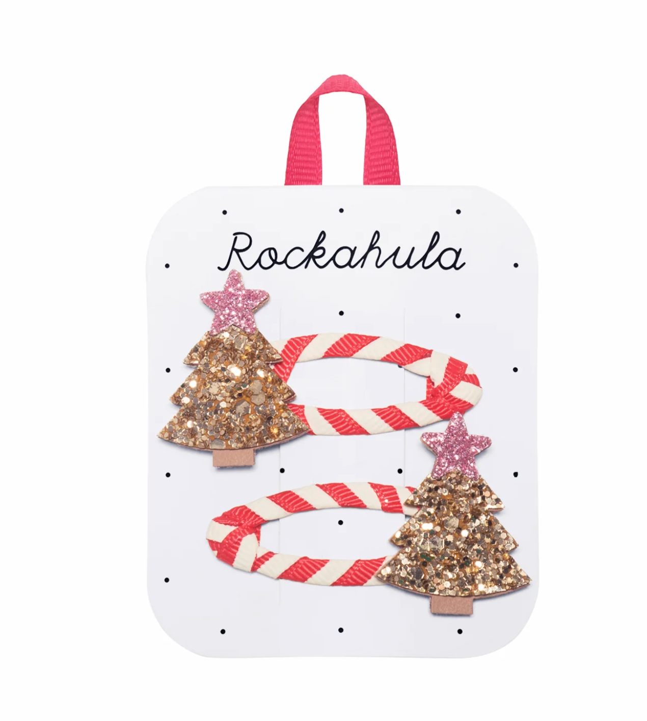 Stripy Christmas Tree Clips