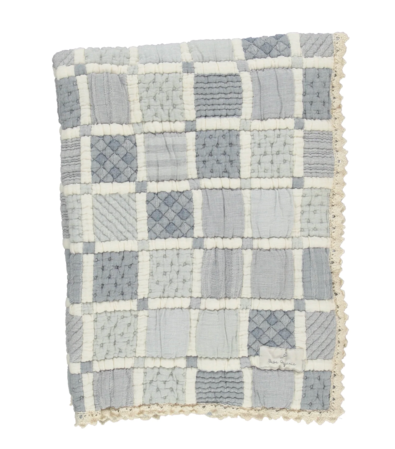 Mai Blanket - Blue Patchwork - Baby Size