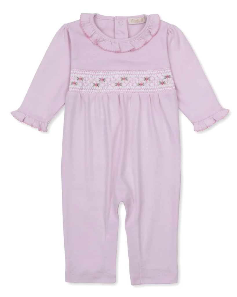 Playsuit With Hand Smocking