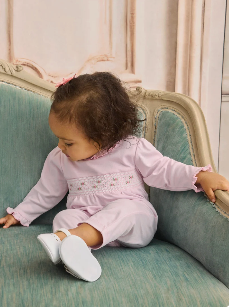 Playsuit With Hand Smocking