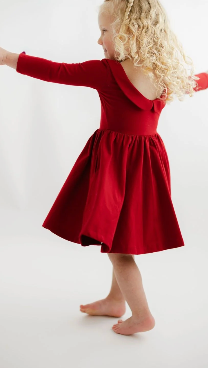 3/4 Sleeve Twirl Dress