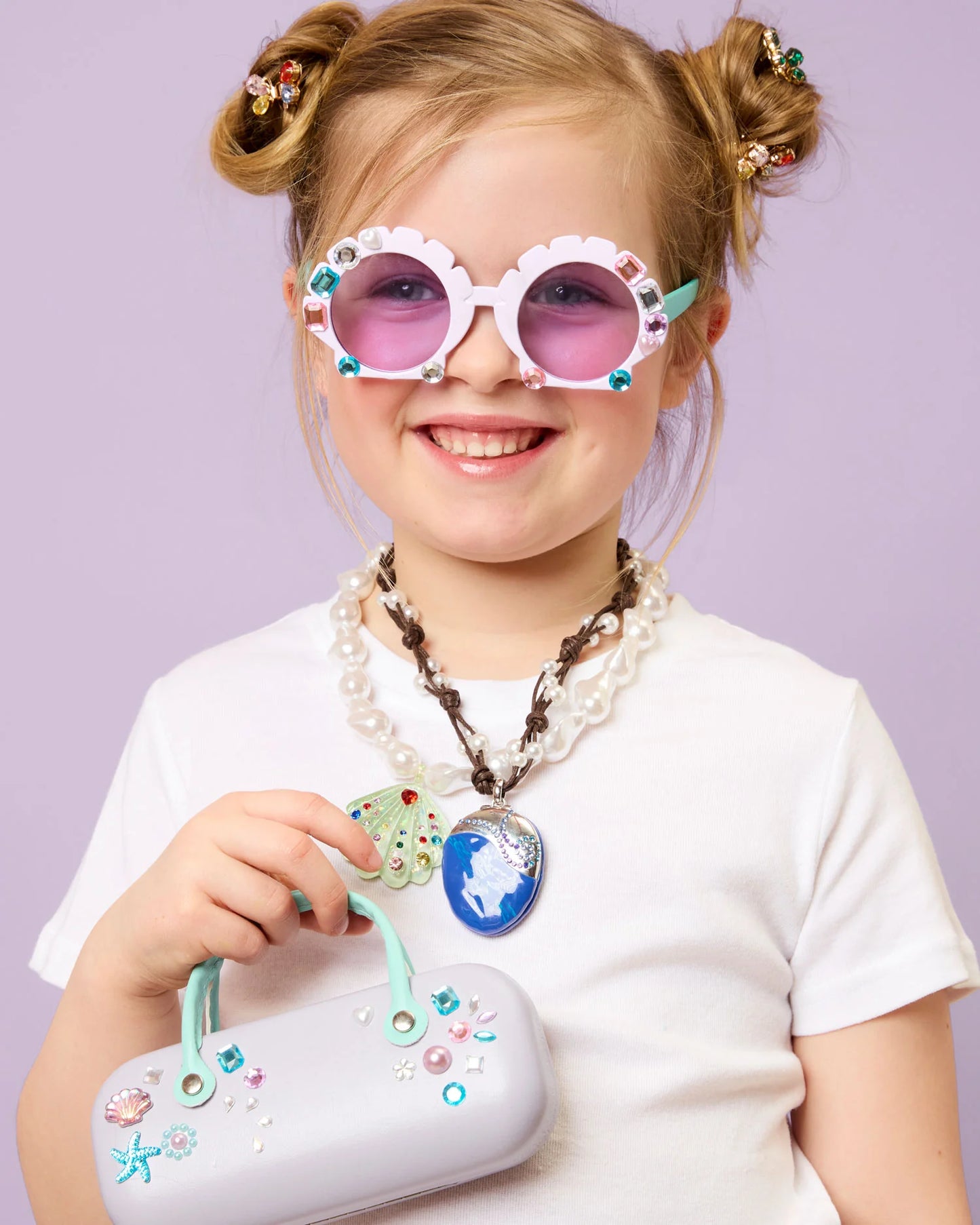 Mermaid Splash and Sparkle Gemify Sunglasses and Case