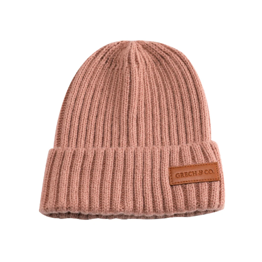 Knit Beanie Wide Rib