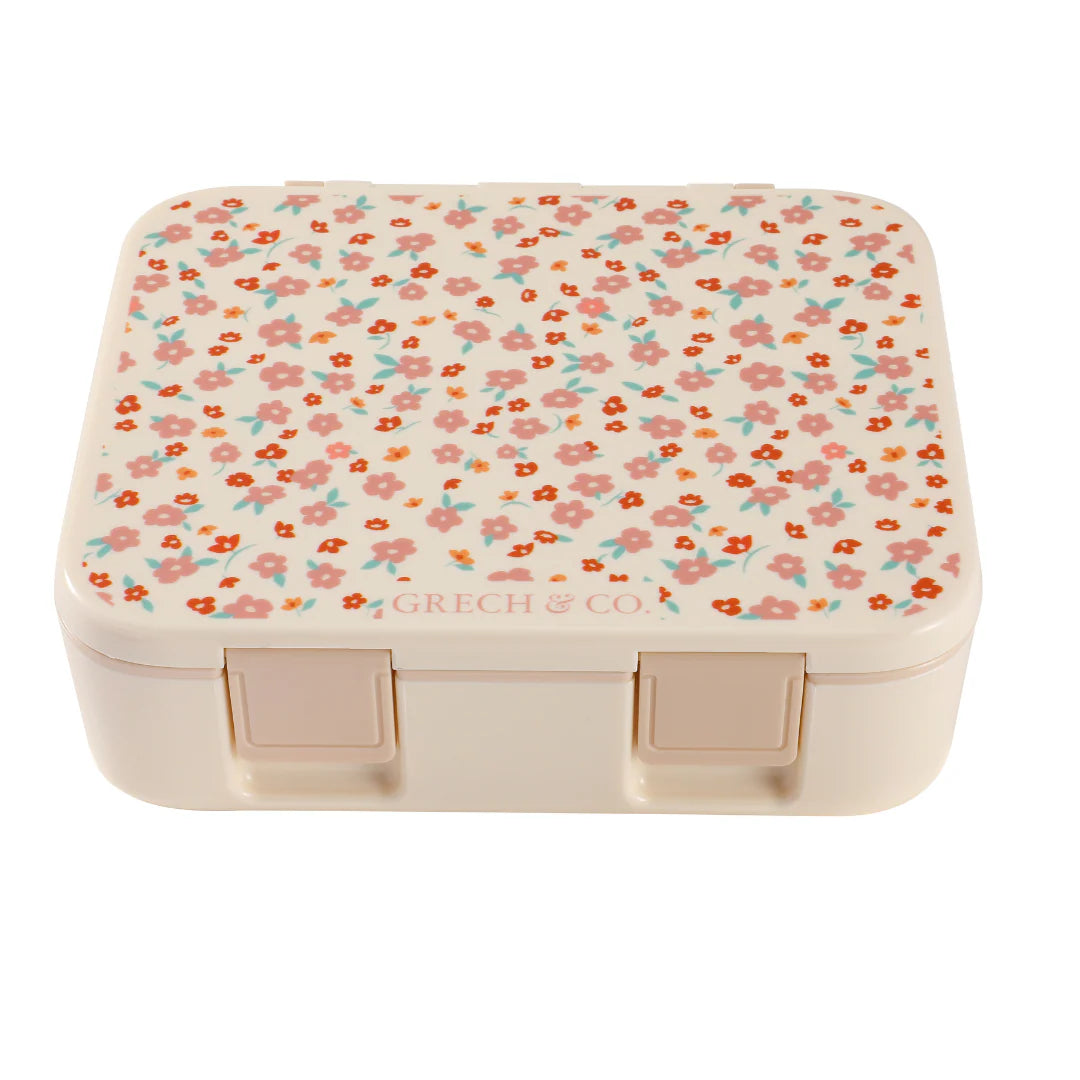 3 Compartment Leakproof Lunchbox - Lille Cottage Club - Sunset Meadow