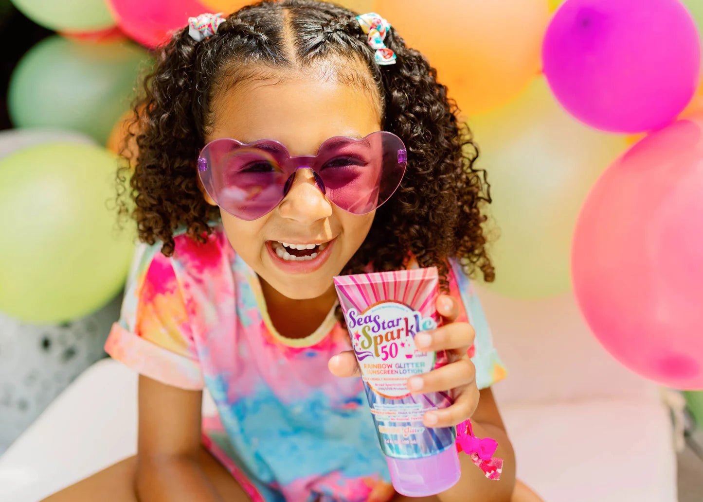 Sea Star Sparkle Party Cake SPF 50 Glitter Sunscreen