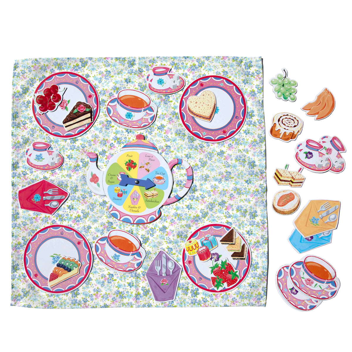 Tea Party Spinner Game