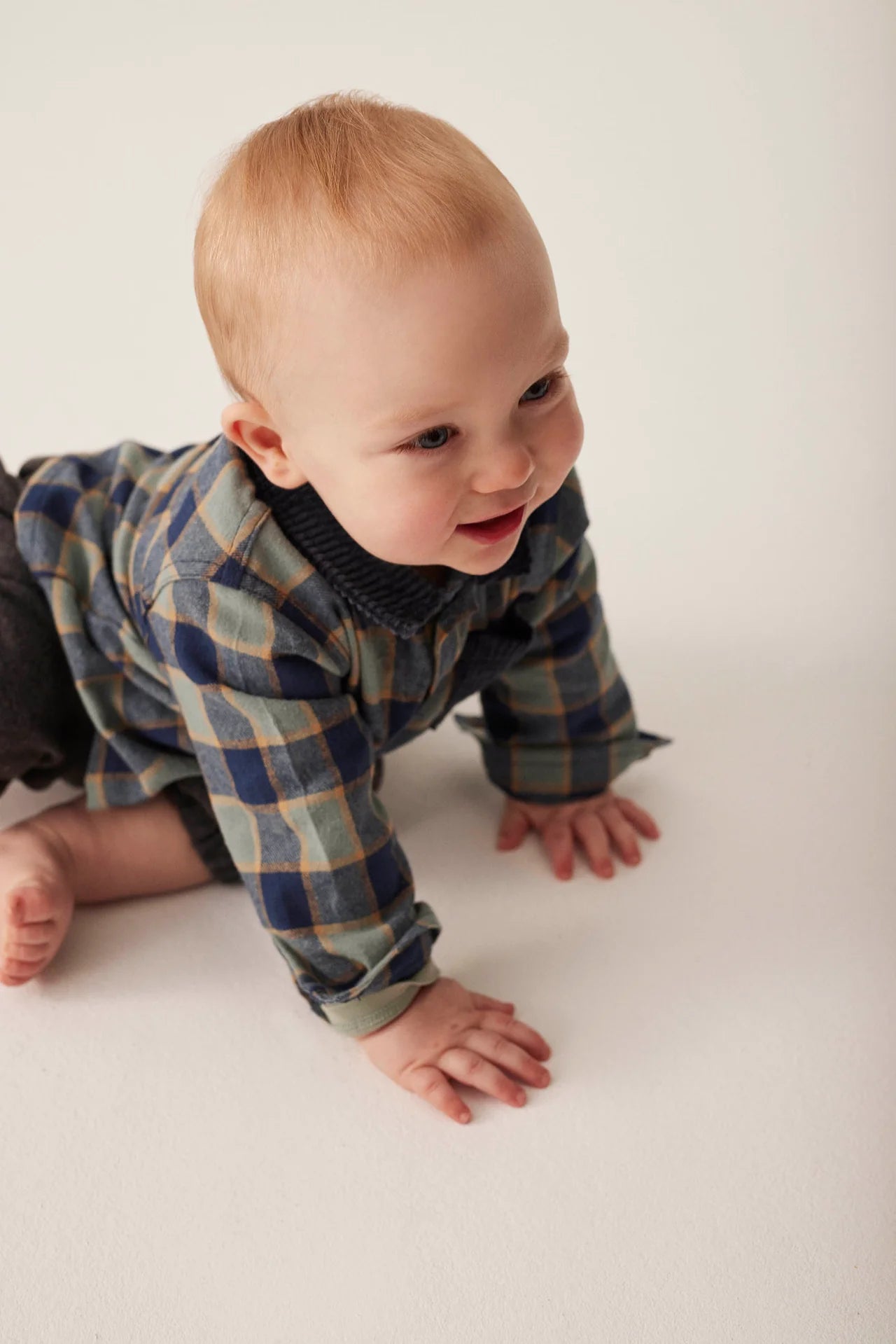 Check Flannel Baby Shirt