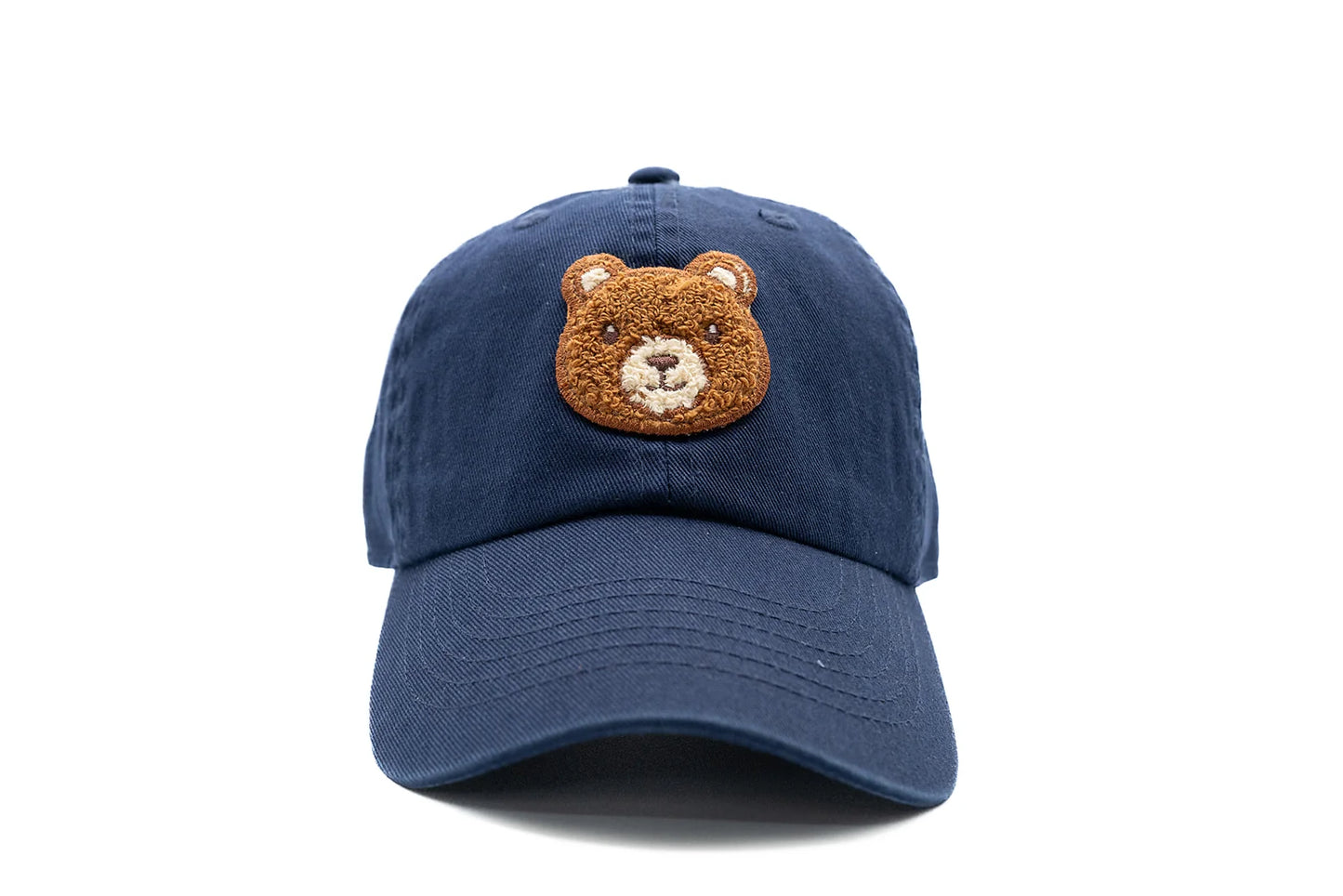 Teddy Bear Patch Baseball Hat - Navy - Toddler (1-4Y)