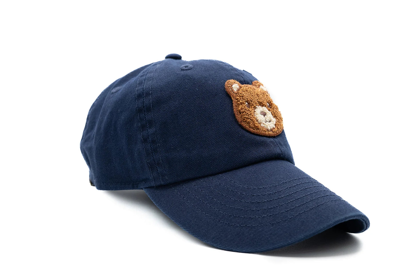 Teddy Bear Patch Baseball Hat - Navy - Toddler (1-4Y)