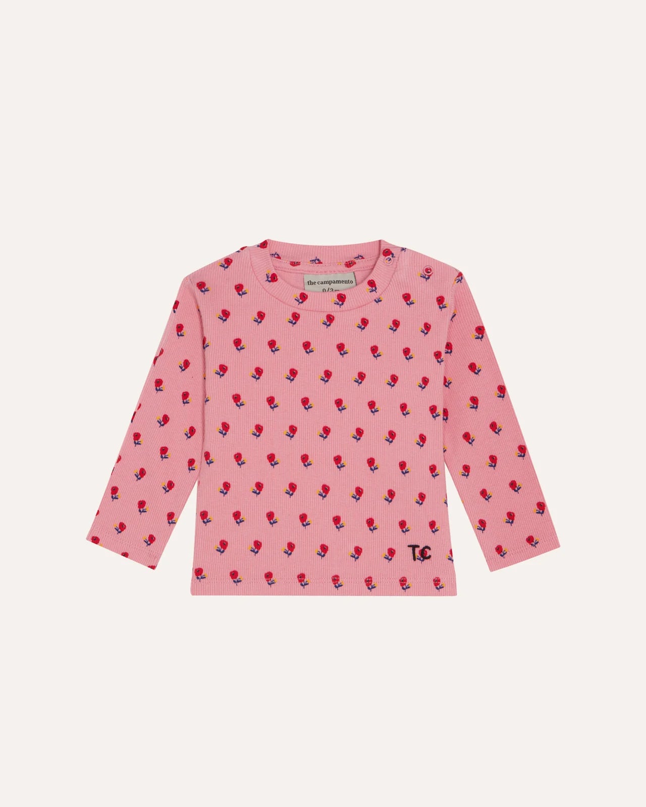 Flowers Pink Baby Tshirt