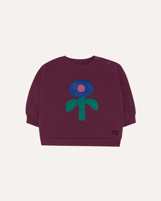 Big Blue Daisy Baby Sweatshirt