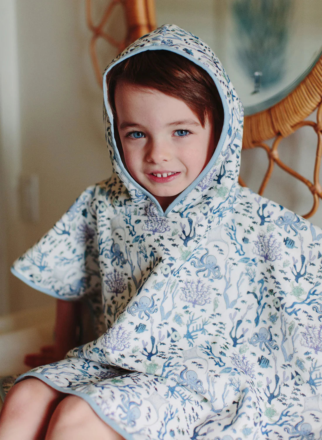 Coral Reef Swim Poncho Multi 1-4Y