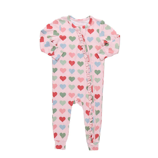 Baby Girls Ruffle Bamboo Romper