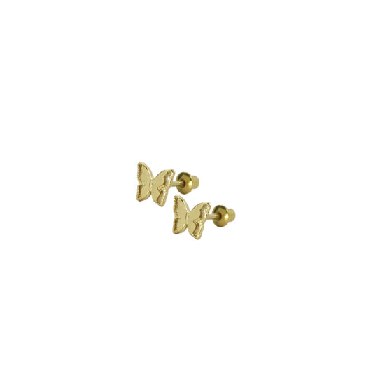 Butterfly Screw Back Earrings