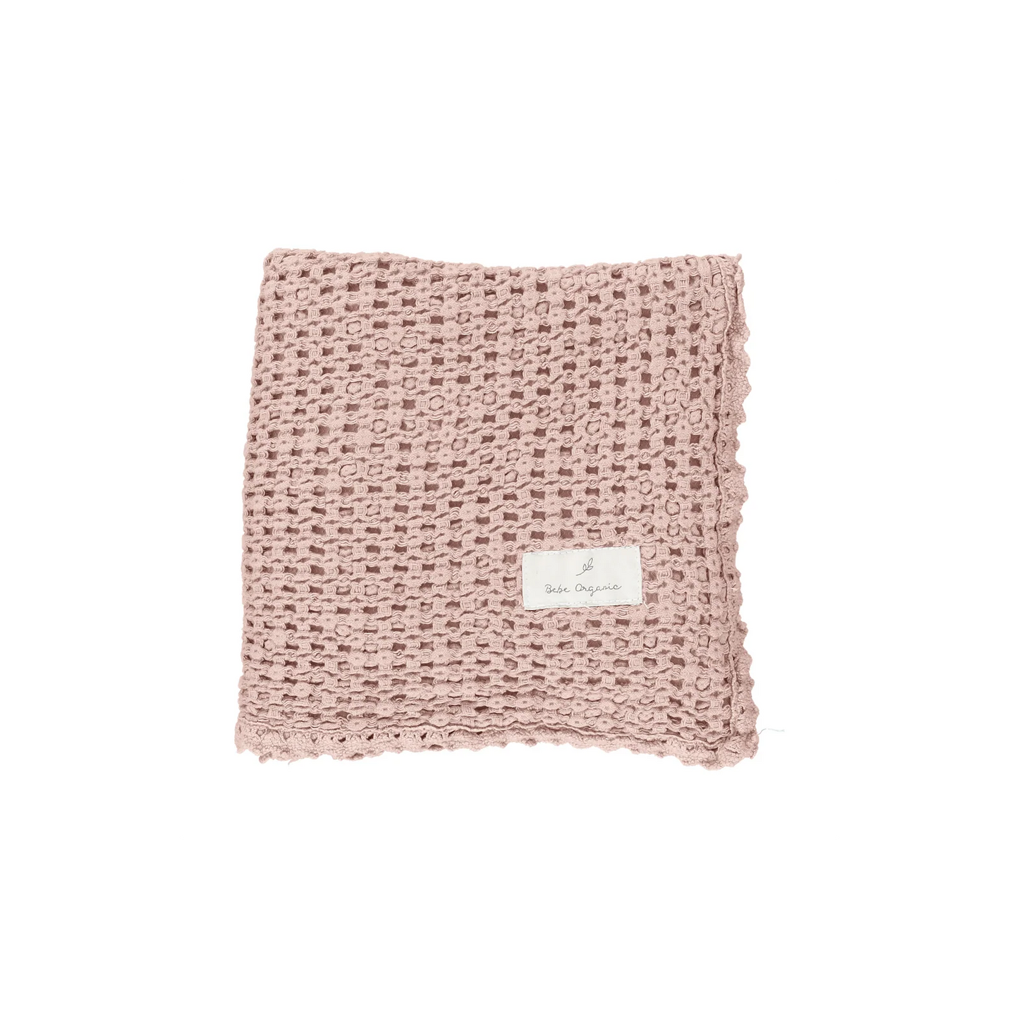 Waffle Blanket - Dusty Rose Waffle - Baby Size