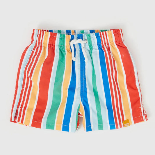 Bold Stripe Board Shorts