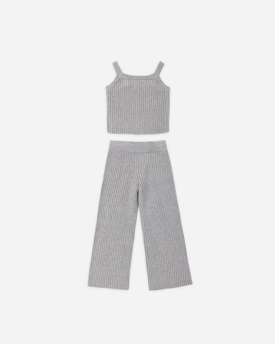 Fuzzy Knit Lounge Set