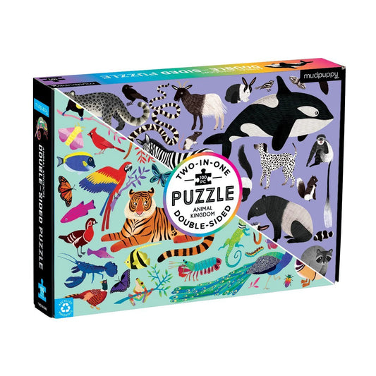 Animal Kingdom Double - Sided Puzzle