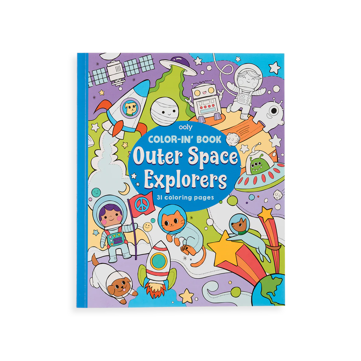 Color-In' Book: Outer Space Explorers