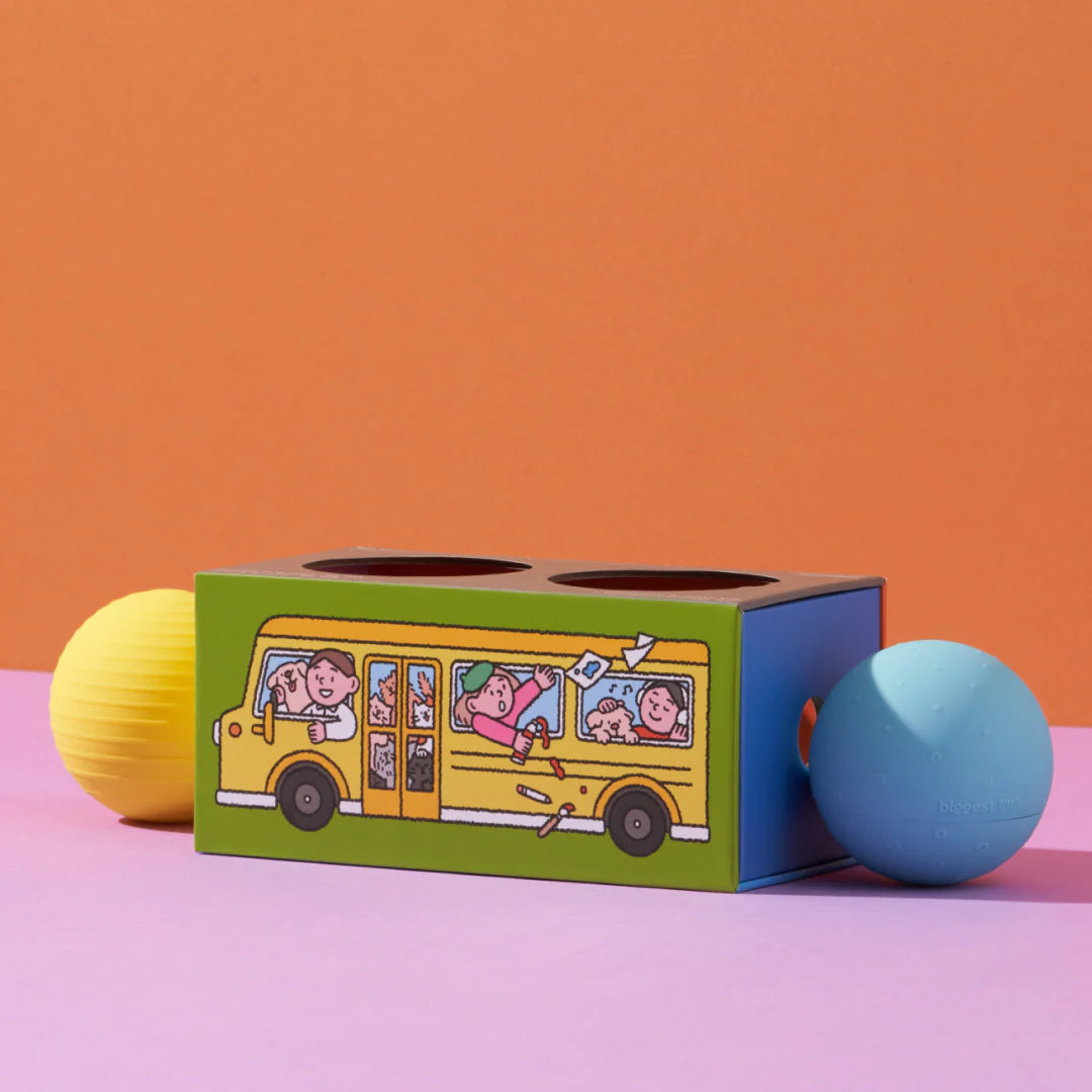 B is for Ball - Ball Set in "Honk Honk" Bus Toy Box