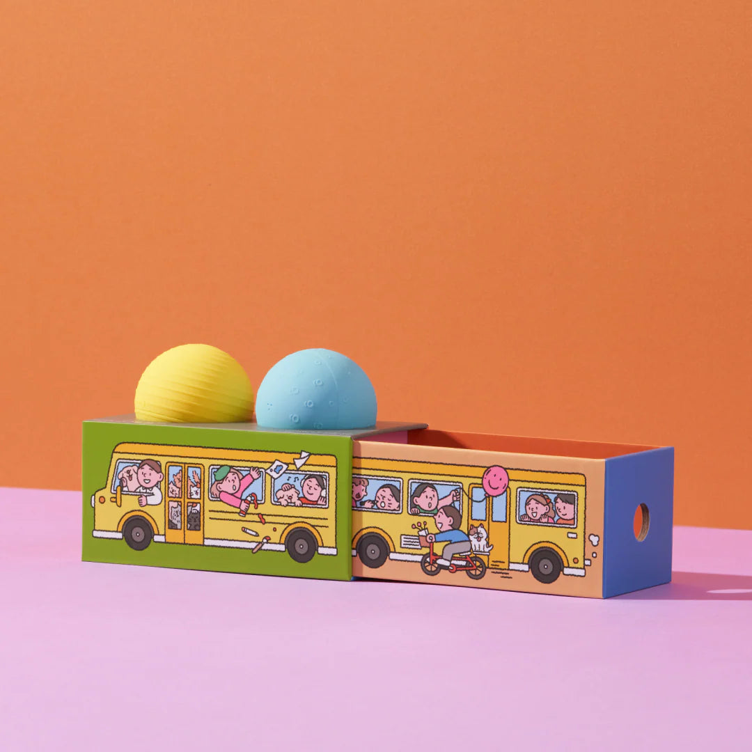 B is for Ball - Ball Set in "Honk Honk" Bus Toy Box