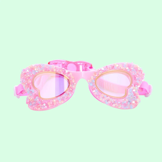 Fly Like the Wind Swim Goggles - Blush Butterfly