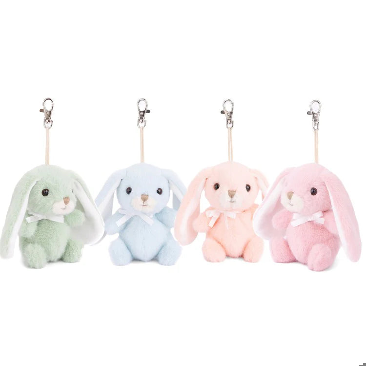 Bouncy Bunny Bag Charm - Peach