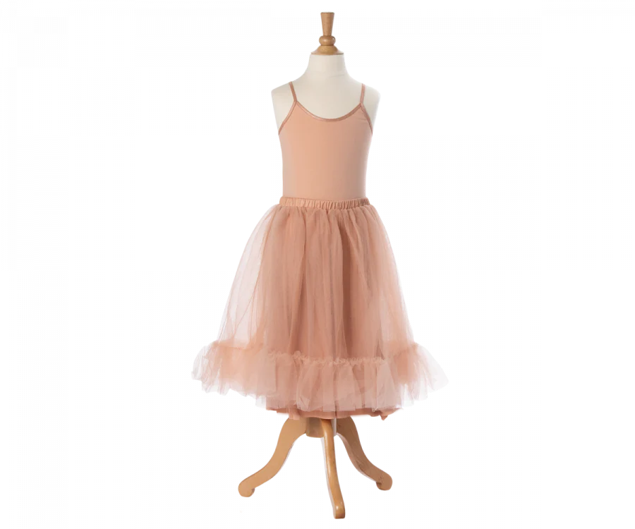 Ballerina dress, 4-6 yr-Melon