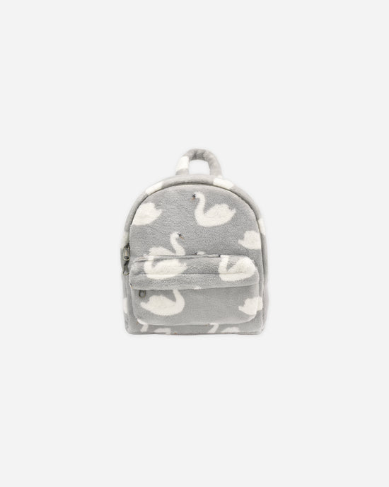 Mini Backpack Blue Swans