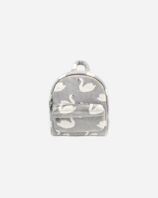 Mini Backpack Blue Swans