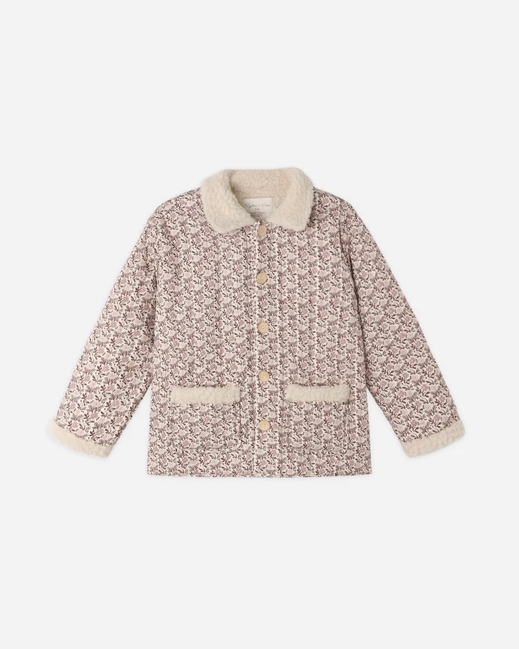 Quilted Collared Coat