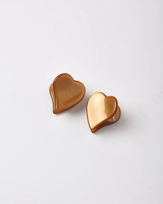 Heart Mini Clips - Dusty Blue, Clay, Blush